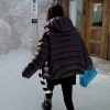"90 White duck down yellow rib down jacket 2025 Winter New Style Super beautiful, light and thin hooded warm short coat for women. Application Scenario